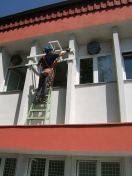 Installation of exhaust fan Technology School Paracin Sportimpex