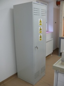 MOH 060 Metalni orman za hemikalije 600x600x2000mm Laboratorija 100 Vinča